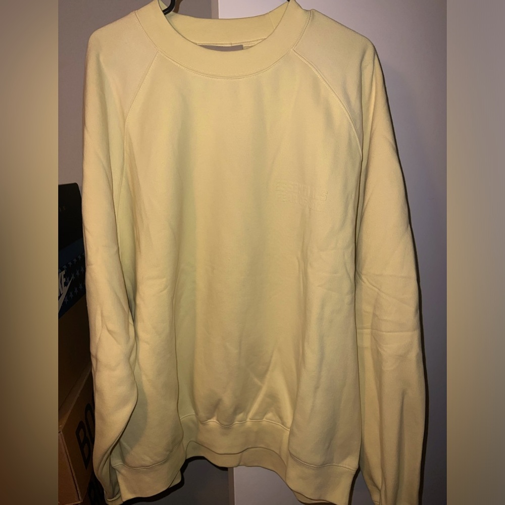 Essentials FOG Crewneck - Canary Yellow Brand New!